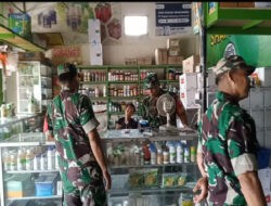 Jaga Ketersediaan Pupuk dan Obat-Obatan, Babinsa Cek Ke Toko Pertanian