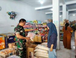 Bulan Puasa, Dandim Ponorogo Himbau Para Babinsa Lakukan Pantauan dan Pengecekan Harga dan Ketersediaan Sembako di wilayah Desa Binaan
