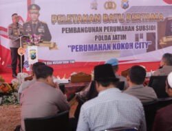 Kapolda Jatim Laksanakan Groundbreaking Perumahan Bersubsidi untuk Anggota Polri