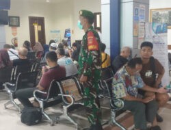 Sasar RS Mata Solo, Babinsa Karangasem Deteksi Dini Perkembangan Situasi di Wilayah Binaan