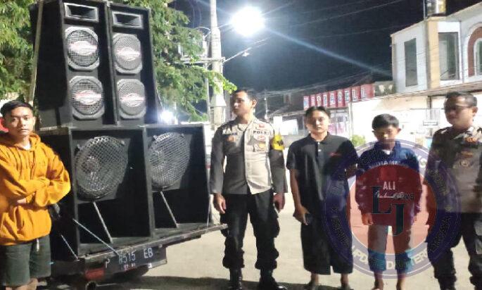 Polres Situbondo Tertibkan Sound Horeg yang Resahkan Warga saat Patrol Sahur