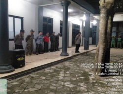 Cipta Kondisi, Kodim 0801/Pacitan Laksanakan Apel Gabungan PAM Rontek Gugah Sahur