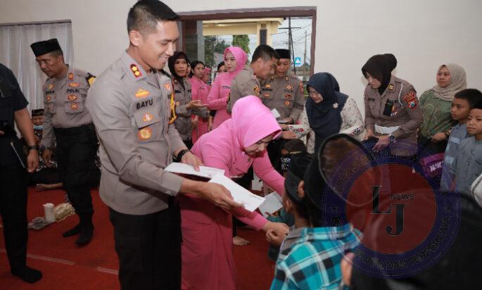 Ramadhan Berkah, Polres Jember Gelar Buka Puasa Bersama Anak Yatim