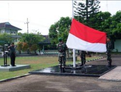 Pupuk Jiwa Patriotisme, Kodim 0801/Pacitan Gelar Upacara Mingguan