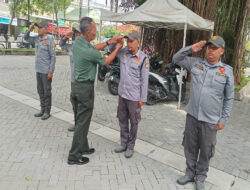 Babinsa Sondakan Genjot Latihan PBB dan Wawasan Kebangsaan Kepada Linmas, Ini Tujuannya
