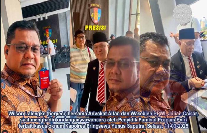 Terkait Kasus Kapolres Pringsewu Yunus Syahputra, Ketum PPWI Minta Diproses hingga Pemecatan