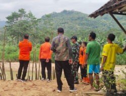 TNI dan BPBD Trenggalek Bergerak Cepat! Saluran Irigasi Jebol, Rumah Warga dan Sawah Terancam