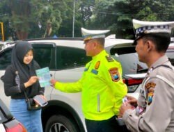 Polres Bondowoso Gencar Sosialisasikan Hotline 110 untuk Pemudik Lebaran 2025