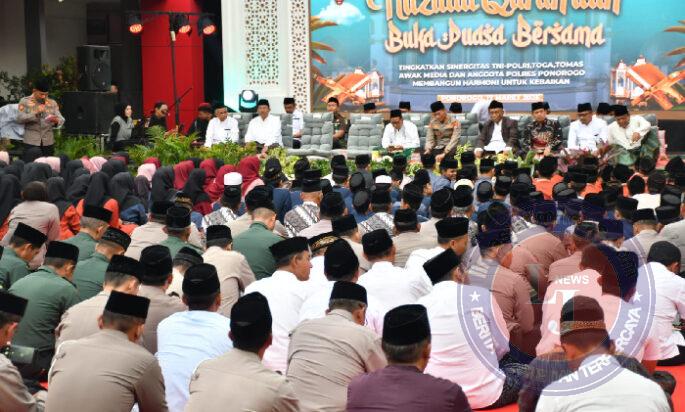 Sinergitas TNI-Polri di Ponorogo dalam Peringatan Nuzulul Quran 1446 H