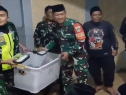 Serbuan Sahur Babinsa di Masjid Besar Tanjungsari