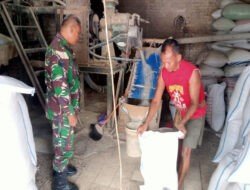 Sukseskan Sergab, TNI Kodim Ponorogo Tinjau Penggilingan Padi