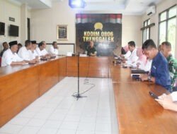 Kodim 0806/Trenggalek Perkuat Sinergi untuk Sukseskan Program Makan Bergizi Gratis