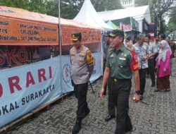 Pastikan Kesiapan Pos Pengamanan Lebaran, Dandim 0735/Surakarta Bersama Forkopimda Melaksanakan Pemantauan Posko Idul Fitri 1446 H