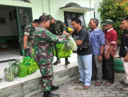 Jum’at Berkah, Koramil 04/Jebres Berikan Bantuan Sembako dan Sayuran Kepada Warga Binaan