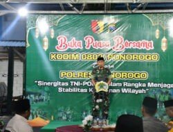 Tingkatkan Sinergitas dan Soliditas, TNI-Polri di Ponorogo Gelar Buka Puasa Bersama