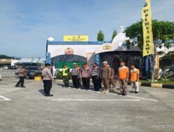 Jaga Kondusifitas,TNI-POLRI di Ngawi Jaga Pos Pengamanan Lebaran