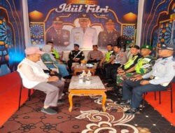 Masyarakat Rayakan Idul Fitri, TNI – Polri di Ponorogo Lakukan Pengamanan