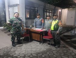 Ciptakan Kenyamanan dan Kondusifitas Wilayah, Piket Koramil 03/Serengan Patroli Malam