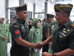 Dandim Ponorogo Pimpin Acara Laporan Korps Kenaikan Pangkat Bintara dan Tamtama Periode 1 April 2025