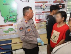 Polres Pelabuhan Tanjungperak Amankan 4 Remaja Bersajam dan Busur Panah Diduga Untuk Tawuran