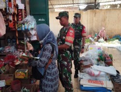 Babinsa Pantau Harga Sembako Pasca Lebaran, Pastikan Stabilitas Harga dan Ketersediaan
