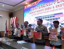 Polres Madiun Kota Berhasil Amankan Pengedar Narkoba dan Sita 1 Kilogram Sabu