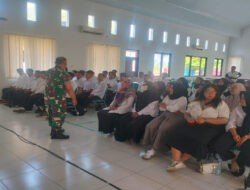 Danramil 06 Sukorejo Kodim Ponorogo Beri Materi Wasbang Kepada Siswa BLK