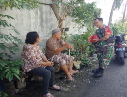 Intensifkan Kegiatan Patroli Wilayah, Babinsa Kepatihan Wetan Gencar Sambang Warga