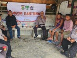 Dengar Curhat Buruh dan Ojeg, Cara Terbaik dengan Ngopi Kamtibmas