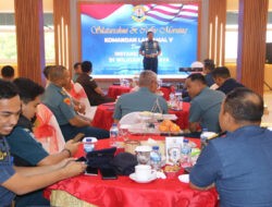 Jalin Sinergitas dan Soliditas Antar Unsur Maritim, Lantamal V Gelar Coffee Morning