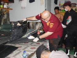 Tingkatkan Keamanan, Razia Gabungan Digelar di Rutan Kelas I Pekanbaru 320 Personel Diterjunkan