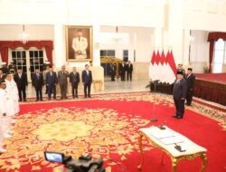 Mendagri Tito Dampingi Presiden Lantik Gubernur Kepulauan Bangka Belitung dan Papua Pegunungan