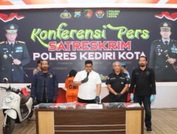 Polres Kediri Kota Berhasil Amankan Residivis Pencurian di Kamar Kos yang Viral di Medsos