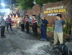 Polres Pamekasan Siagakan Personel di Gereja Pastikan Ibadah Paskah Aman