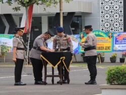 Kunjungan Kerja, Kapolda Jatim Pimpin Upacara Sertijab Kapolres Tuban