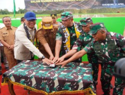 Kasad Resmikan Sarana Pengairan Padi
