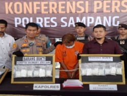 Berhasil Diamankan dan Diungkap Peredaran Narkoba dan sebanyak 938,73 Gram Sabu