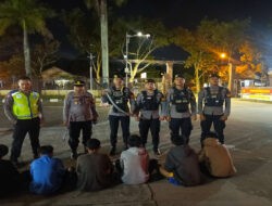 Bocah Pembawa Sajam Diamankan Polresta Pontianak di Jalan Martapura