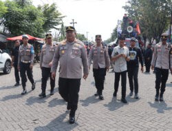 Polres Pasuruan Sukses Jamin Kelancaran Aksi Buruh dari Start hingga Finish