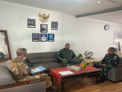 Pererat Sinergi, Kolonel Allan dan Kolonel Pavia Bahas Dukungan Akomodasi di UNIFIL HQ