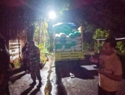 Babinsa Posramil Gerih dan Bulog Laksanakan Sergap, Hasil Panen di Desa Guyung