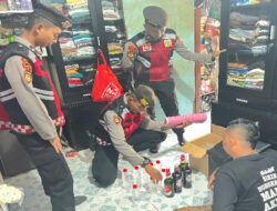 Polisi Gelar Razia Miras di Probolinggo Jaga Kondusifitas Jelang Libur Waisak