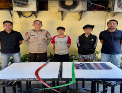 Polisi Amankan Dua Remaja Bersajam Hendak Tawuran di Surabaya