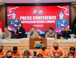 Tiga Pekan Polres Jember Berhasil Ungkap Narkoba 27 Tersangka Diamankan