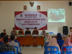 Babinsa Nogosari Hadiri Musdesus Guna Pembentukan Koperasi Merah Putih