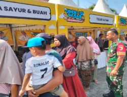 Babinsa Koramil 0805/12 Mantingan Monitoring Operasi Pasar Murah