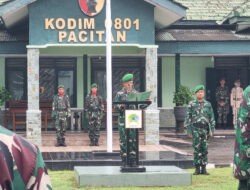Upacara 17-an, Kodim 0801/ Pacitan Bacakan Amanat Kasad