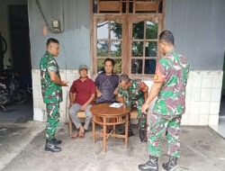 Babinsa Aktif Lakukan Pendataan Warga Baru Untuk Keamanan dan Kesejahteraan