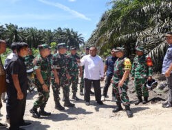 Tinjau Langsung Progres TMMD ke-124 Kodim 0320/Dumai, Tim Wasev TNI AD Puji Sinergi di Bukit Kayu Kapur