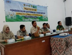 TNI Dukung Langkah Nyata Percepatan Pemberkasan Sertifikat Tanah Wakaf Di Wilayah Pacitan